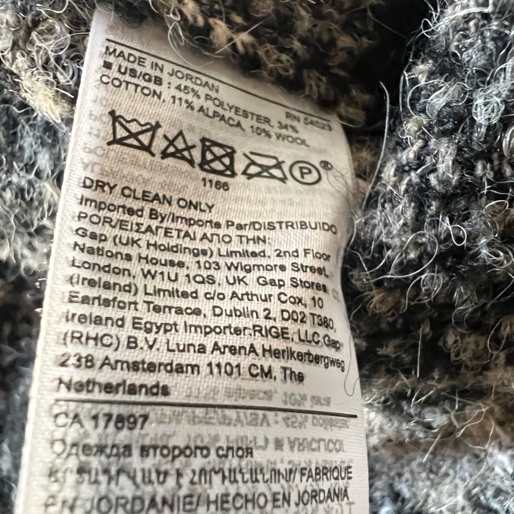 Banana Republic heavy shirt with Alpaca